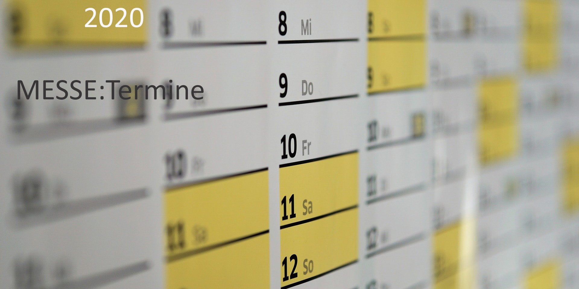 MESSE:Termine 2020