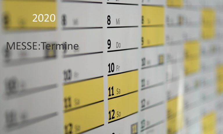 MESSE:Termine 2020